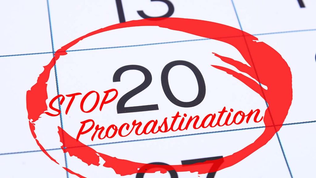 How to Stop Procrastinating